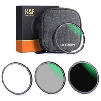 K&F Concept Nano-X Magnetic Kit (UV, CPL, ND1000) 77mm